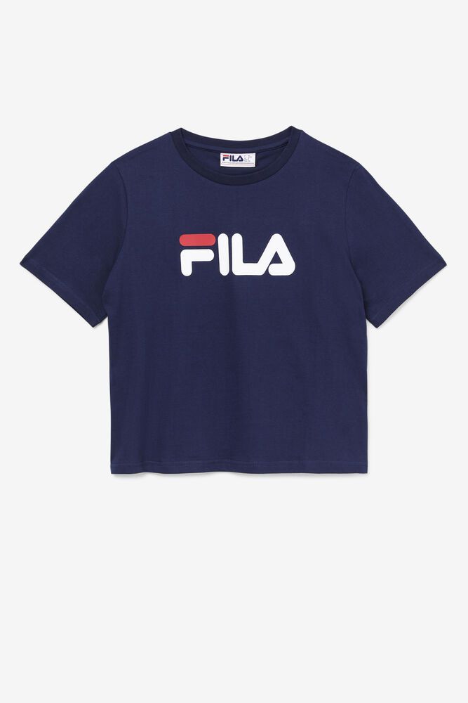 Fila T Skjorte Dame Marineblå Miss Eagle 345217-ZUB